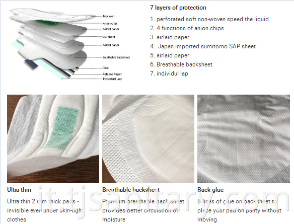 ultra thin sanitary pad